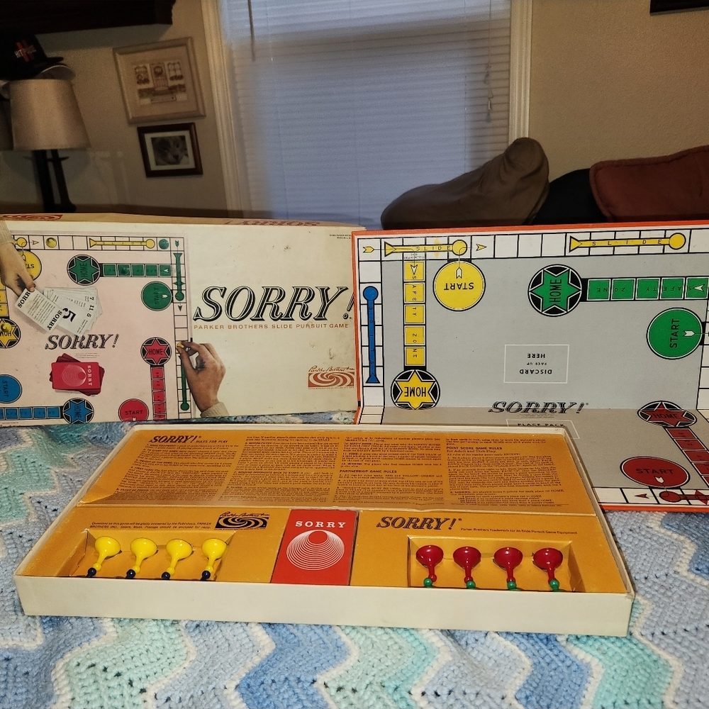 1964 SORRY Board Game